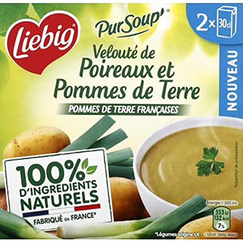 Liebig Velouté de poireaux et pommes de terre - Les 2 briques de 30 cl