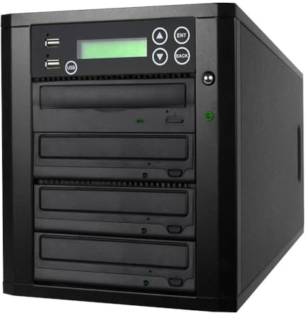 EZ DUPE Media Maven Plus-Duplizierer – 1:3 Flash Media (USB) & Disc (DVD/CD)-Kopierer