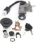 Moped Zündschloss, Zündschalter-Kit, Zündschlossbaugruppe 4-Draht für Gasroller 50 150 139QMB GY6 Chinesisches Moped Neuartiges Kfz-Zündschloss und Zylinder