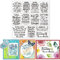 GLOBLELAND Bibel Religion Wörter Transparente Klare Stempel Segenstexte Prägestempelblätter Silikon Klare Stempel Siegel Für DIY Scrapbooking Und Kartenherstellung Papier Handwerk Dekor
