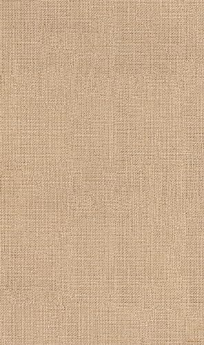 DobleUve Estudio Alfombra Vinílica Lisa Impresa Yute | Marrón | 120x120 cm | Alfombra Cocina Impermeable | Alfombra Salón Antideslizante | Alfombra Infantil Antihongos | Suelo PVC