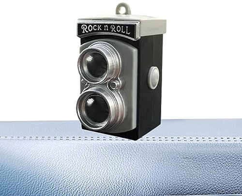 Nupaque Miniatur-Kamera-Dekoration, Auto-Innendekoration, Vintage-Ornament, Retro-Kamera-Armaturenbrett-Dekorationen, realistisches Ornament, Autozubehör