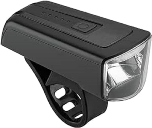 AXA Fahrradlicht Dwn 70 Lux – USB Aufladbar – 20 Stunden Leuchtdauer – Batterieanzeige – StVZO Zugelassen