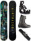 Airtracks Herren Snowboard Set Board Data Wide Freestyle Freeride 160 - Softbindung Master - Softboots Master ATOP 46 - SB Bag