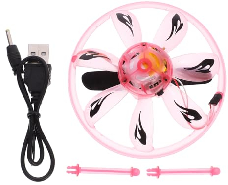 ifundom 2pièces Mini Saucer Volant LED avec Capteur UFO Flottant Induit Main Couleurs Aléatoires Jouet Léger
