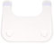 Wheelchair Lap Tray, Wheelchair Dining Table Board, Removable Thicken Wheelchair Lap Tray Portable Wheelchair Desk Accessories for Rest Home Elderly Eating Reading (White)