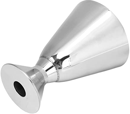 Medidas de Barra de Acero Inoxidable, Jiggers Shot Pourer Bar Taza Medidora Jigger Wine Coctelera Simple Clásica con Marcas de Garrapatas Jigger Taza Medidora de Vino Plateada de
