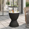 Rantry Mesa nevera 3 en 1 de polipropileno negro, mesa de terraza, mesa de comedor, mesa de jardín, mesa de cocina, mesa de exterior