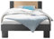 Stella Trading Laurie Bett 180 x 200 cm - Modernes Doppelbett Bett in Graphit, Eiche Optik - 185 x 84 x 204 cm (B/H/T)