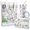 HHUIYUN 3-teiliges New York Souvenir-Set mit Henkeltasche und Tasche mit Henkel