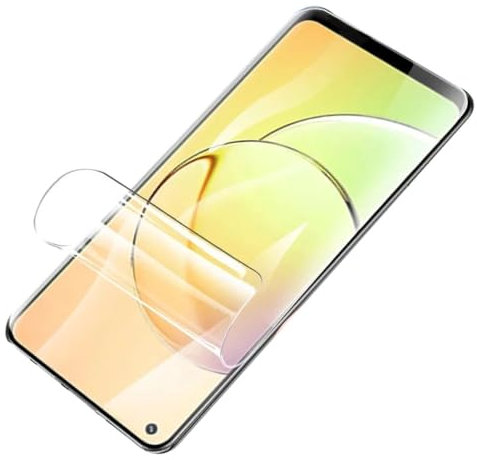 Piniwwe Lot de 2 films de protection d'écran hydrogel pour Realme GT Master Edition - En TPU souple transparent - Sans verre