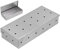 Qukaim Smoking Box, Fumatore in Acciaio Inossidabile per Trucioli di Legno per Barbecue a Carbone e Gas, Design con Ventilazione, per Esterni