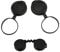 OSALADI 1set Binocular Rain Guard Binocular Lens Covers Protective Objective Lens Caps for