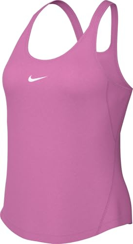 Nike One Classic Dri-Fit Tanktop Mit Trägern Für Damen, Playful Pink/White, IB9389-675, XL