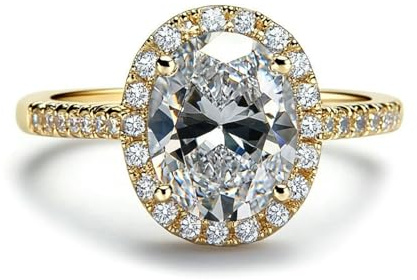 KnSam Weißgold Au 375/585/750 Trauringe Echtgold Schmuck, Zierlich Klassiker Freundschaftsringe mit Moissanit, Partnerringe 9K/14K/18K Weiß Gold, Gr.47-65