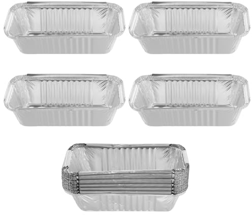 Gadpiparty Casseroles Jetables en Aluminium Argenté 25 Pièces pour Conserver les Aliments Frais Lors de Fêtes et Pique-niques Pratiques et Légères