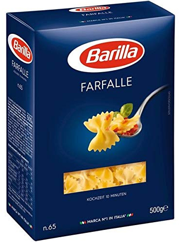 3x Barilla Nudeln 'Farfalle' n.65, 500 g