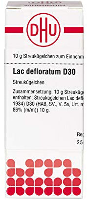 DHU Lac defloratum D30 Streukügelchen, 10 g Globuli