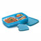 Signoraware Compact Lunch Box Set, 850ml, 3-Pieces, T Blue