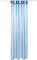 Gardine mit Schlaufen, Transparent Voile 140 x 245cm (Breite x Länge) in blau - Mittelblau, Schlaufenschal in vielen weiteren Farben und Größen