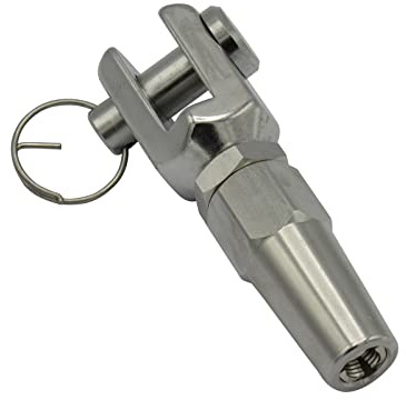 Swageless Fork Terminal Wire Rope Fitting Stainless 5MM (Cable Rigging Jaw)