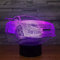 HPBN8 3D Sportwagen Lampe Nacht Licht USB Power 7 Farben Amazing Optical Illusion 3D LED Lampe Formen Kinder Schlafzimmer Geburtstag Weihnachten Geschenke