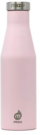 Mizu S4 Wasserflasche aus Edelstahl, rosa-Soft pink, 415 ml