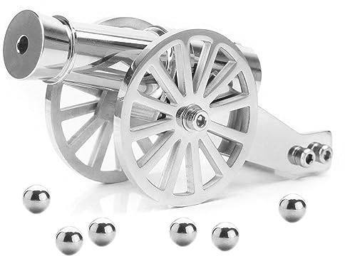 Zhou-long Mini-Napoleon-Kanonen-Modell, Metall-Nachbildung, Desktop-Dekoration und Sammlerstücke