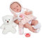 JC TOYS - La Newborn Babypuppe, Lachsfarben (18065)