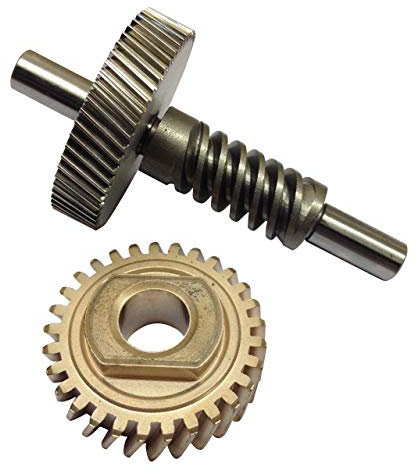 6QT Worm Gear 60 dientes y seguidor de engranajes de gusano. WP9709231, W11086780. Compatible con mezcladores de soporte 6QT.