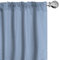 ABAKUHAUS Kariert Vorhänge, Gardinen, Gingham Monochrome, Fensterbehandlungen für Wohnzimmer Schlafzimmer Dekor, 2 Stück 75 cm b x 245 cm h, Blau Weiss