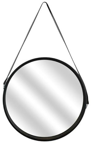Paris Prix Miroir Mural avec Anse Barbier 40 cm Noir
