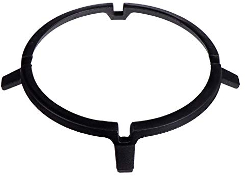YARNOW 1stk Halterung Gasherd Rack Gasherdkreuz Für Grill Metall Gas Topftr? Gaskocher Aufsatz Gasherdhalter Wok Stützring Campingkocher Gasherd Ring Herdst?nder Gusseisen Dreieck Milch