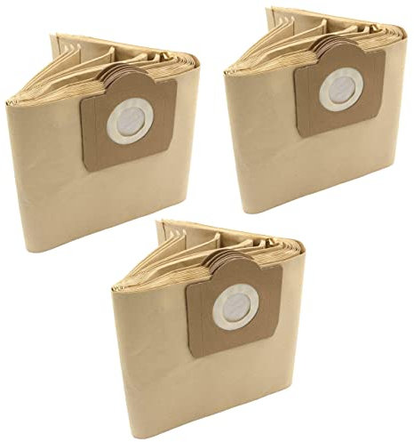 vhbw 30x sacs compatible avec Numatic System 12 aspirateur - papier, couleur sable
