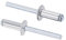 sourcing map 50 Stk. Blindnieten Aluminium Zugnieten Kerndekorationsnieten 6mm Durchm. 16mm Grifflänge Silber