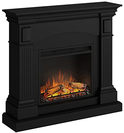 TAGU Magna Elektrokamin – Elektrischer Standkamin mit Heizung, 1500W, 7-Tage Programmierbar, Digital Thermostat, Fernbedienung (Tiefes Schwarz)