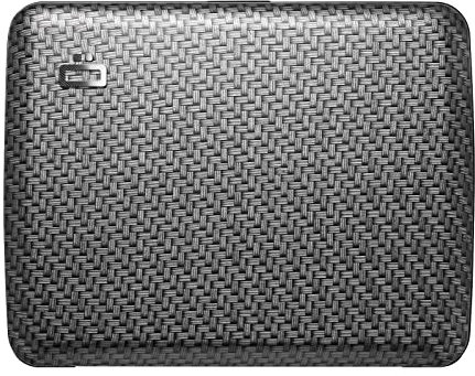 ÖGON -DESIGNS- Portefeuille en Aluminium, Grande capacité avec Fermoir en métal, Protection RFID Contre la fraude et la démagnétisation, modèle Smart Case Oslo Large
