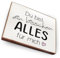 Kühlschrankmagnet mit Spruch - D - Handmade aus Buchenholz - Magnet für Kühlschrank Süß Witzig Lustig - Küchen Kühlschrank Deko 6.5cm x 5cm - Geschenk-Idee (Du bist ein bisschen alles)