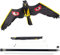 Gardigo® Vogelscheuche Drachen | 9m Glasfaser Teleskopstange Extra Lang I Vogelabwehr für den Garten | Vogelschreck für Kirschbaum, Rasen, Feld | Vogel Abschreckung Drache Teleskopstab