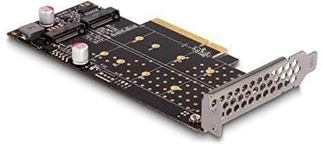 Delock PCI Express x8 Karte zu 2 x intern NVMe M.2 Key M - Bifurcation