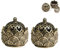Lot De 2 Brûleurs Support Encens，Bruleur Encens Charbon，pour La Décoration De La Maison, du Bureau Et du Salon De Thé