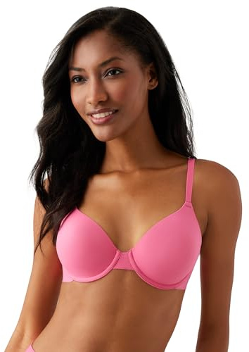 Wacoal Women's Comfort First Lightly Padded Mid Coverage Underwire T-Shirt Bra, 853339, Hot Pink, 38DD