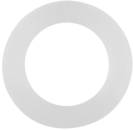 Silikon-O-Ring, 12 Stück Flachdichtung, Weiße Silikon-O-Ring-Dichtungsscheiben, für Balgschläuche, O-Ringe (1,2 Zoll)