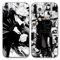 2 Stück Handyhülle für Apple iPhone 11 Pro Max Hülle 6.5'', Anime Motiv Gojo Satoru Itadori Yuji Manga Muster Schutzhülle Jungs Case Schutz der Linse Design Cover Stoßfest, Schwarz1