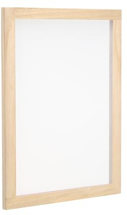 PATIKIL 13.4x9.8 A4 Wooden Paper Making Screen, Paper Making Mold Frame Papermaking Mould Deckle for DIY Paper Craft Tool Dried Flower Handcraft, Natural Color