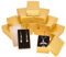 PH PandaHall 12 Stück Schmuckschatulle Aus Pappe 3.9x2x1.2 Zoll Rechteckige Geschenkverpackung Schmuck Geschenkbox Zum Organisieren von Halsketten Ringen Ohrringen Weihnachten Geschenkverpackung Gold