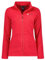Canadian Peak Tugeak FZ Lady - Polaire Fine Femme Chaude Fermeture Zip - Veste Automne Hiver Printemps Chaud Femmes - Longues Manches Vetement Pull Fourrure Doux Confort (Rouge L)