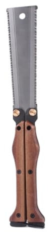 Folding Saw, Double-sided sharpening foldable butterfly saw, Double Sided Mini Wood Saw, Light Wood Saw, Mini Saw for Hard, Soft Wood