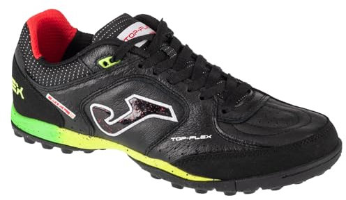 Joma Top Flex Turf, Scarpe da Calcetto, 2401, Nero Giallo (40)