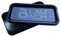 BLAUBACH® Aufbewahrungsdose mit Rolling Tray, Joint Case, Drehtablett, Geruchsdicht, Metalldose, Schwarz - 15 x 7,6 x 2,7cm